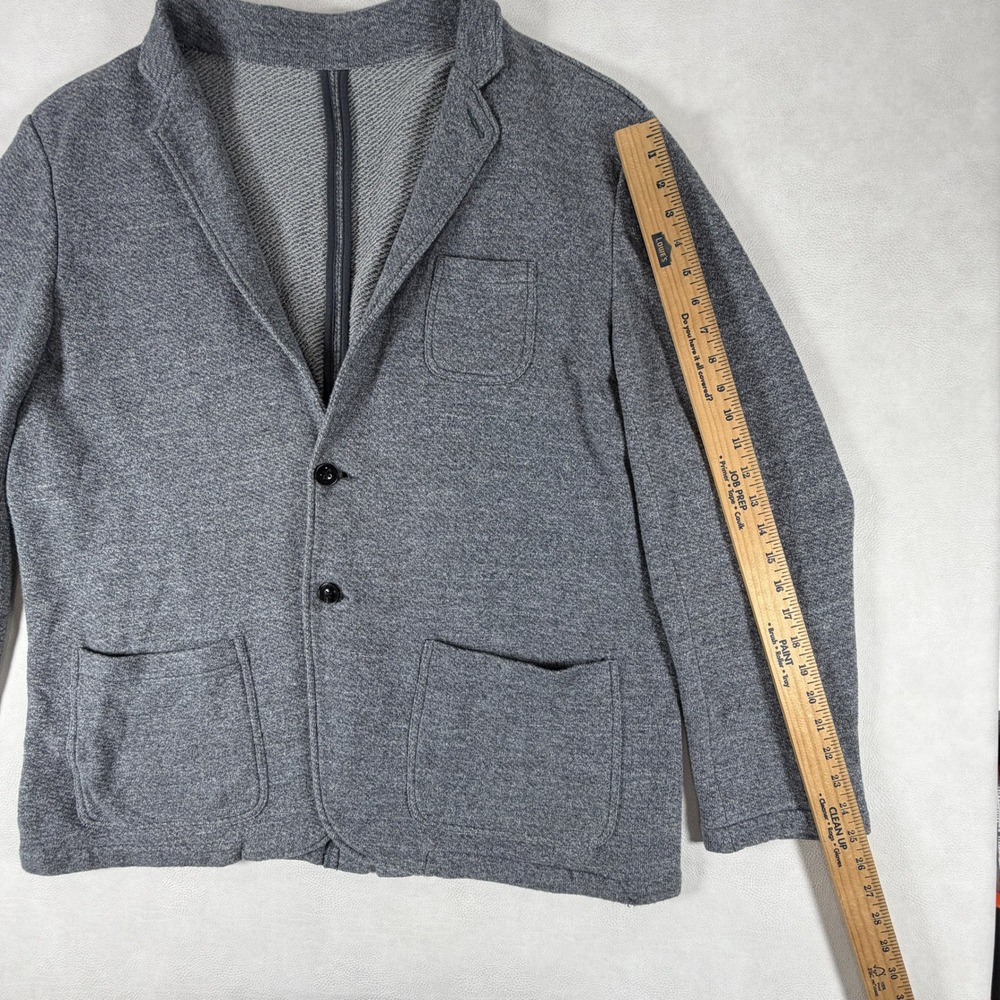 Faherty Inlet Knit Blazer Jacket Men's Size XXL Heather Gray Sport Coat - Picture 15 of 16
